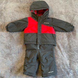 Columbia Reversable Snow Suit Set - 18 Months EUC